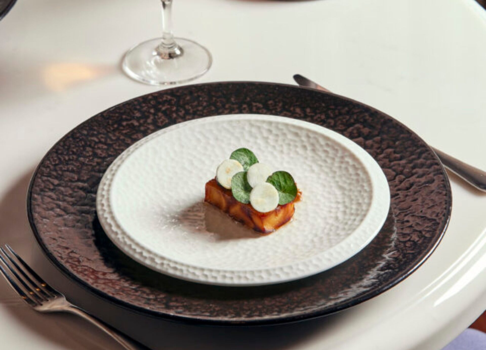 Celeriac at Legacy, fine dining restaurant, The Grand York