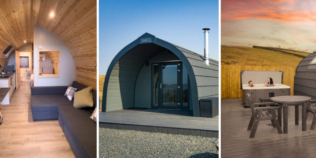 Herding Hill Farm - glamping lodge with hot tub in Northumberland