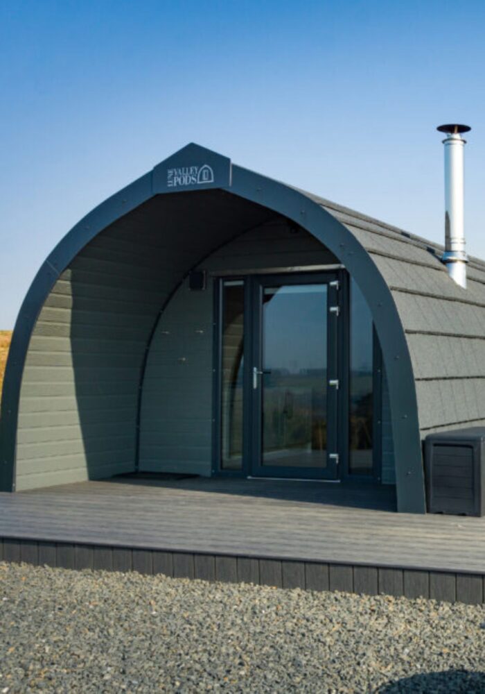 Herding Hill Farm - glamping lodge with hot tub in Northumberland