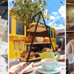 Cake Stories al fresco afternoon tea Hoults Yard Newcastle