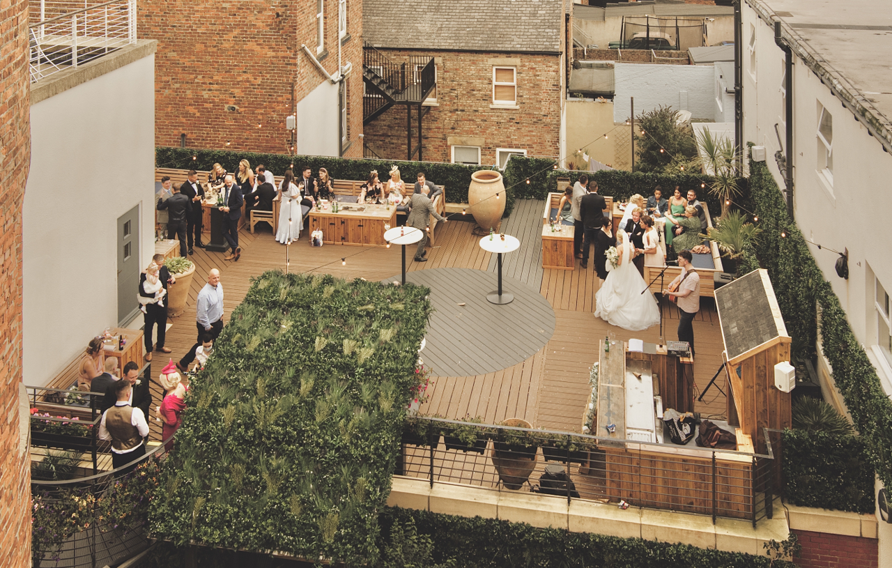 The Grand hotel Tynemouth Roof Terrace