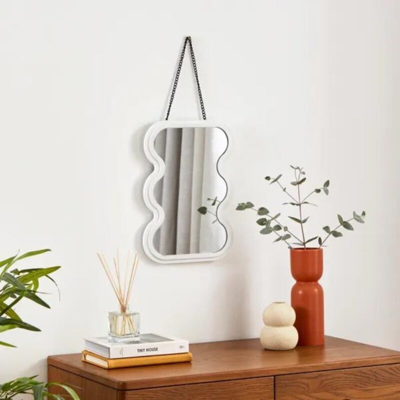 Dunelm - Ribbed Wavy Dressing Table Wall Mirror - £20.00