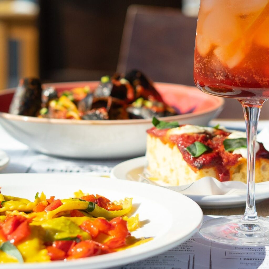 Zucchini Pasta Bar Bottomless Brunch - best bottomless brunch