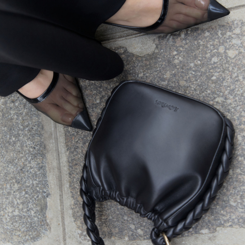 & Other Stories - Braided Leather Bucket Bag - £85.00