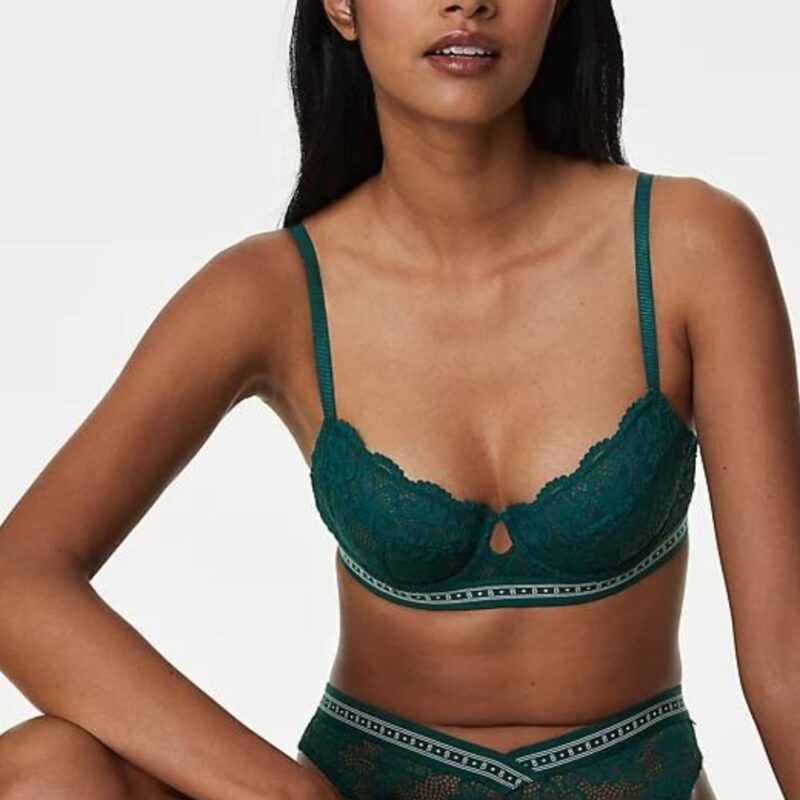 Marks and Spencer - Cleo Lace Wired Balcony Bra Set - £19.00