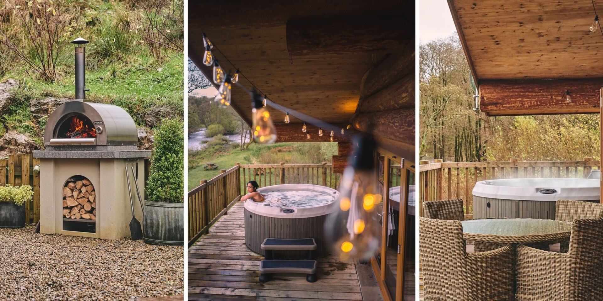 Unwind in style with these luxury log cabins with hot tubs near Lake ... - Private Hot Tubs In Luxury Off-Grid Cabins