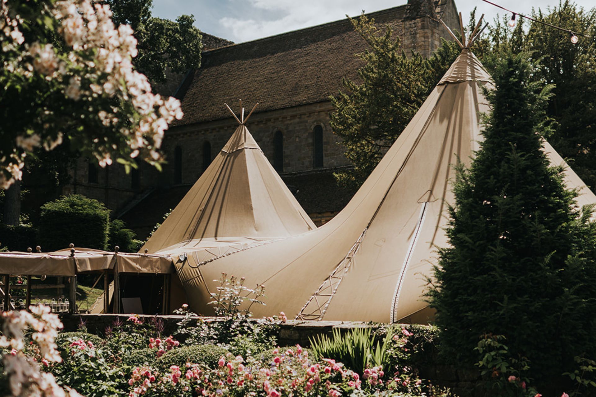 Brinkburn Northumberland Tipi Wedding