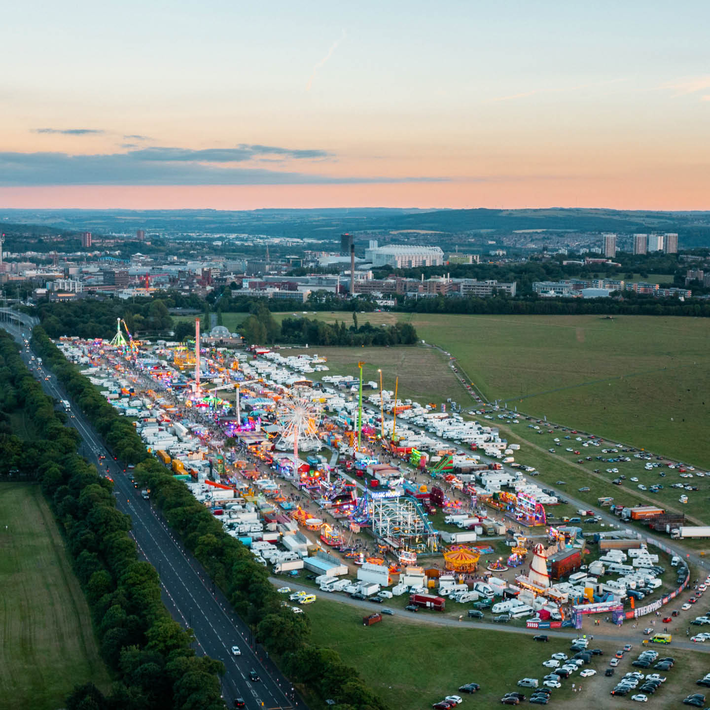 The Hoppings 2024 Newcastle Town Moor What