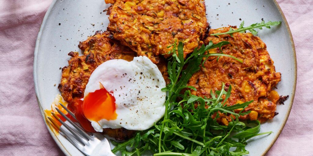 Sweet potato fritters recipe