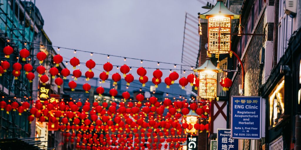Newcastle Chinatown New Lanterns NE1