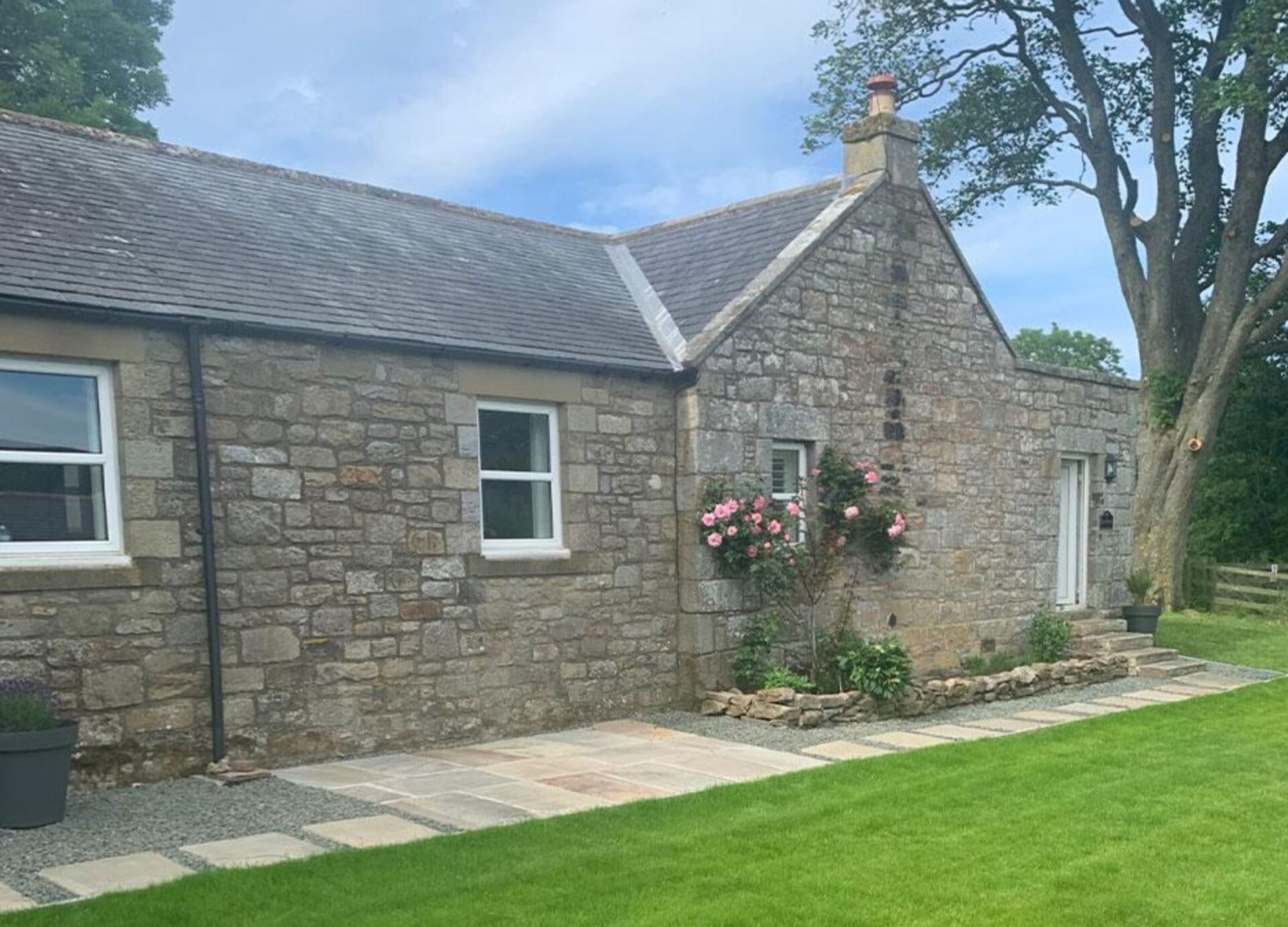 The Old School luxury lodge at Glebe Holidays Northumberland