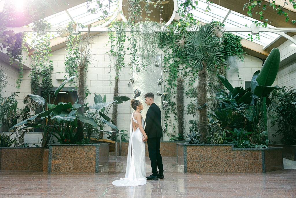 This new and unique botanical venue in Newcastle has packages available for twilight weddings this winter