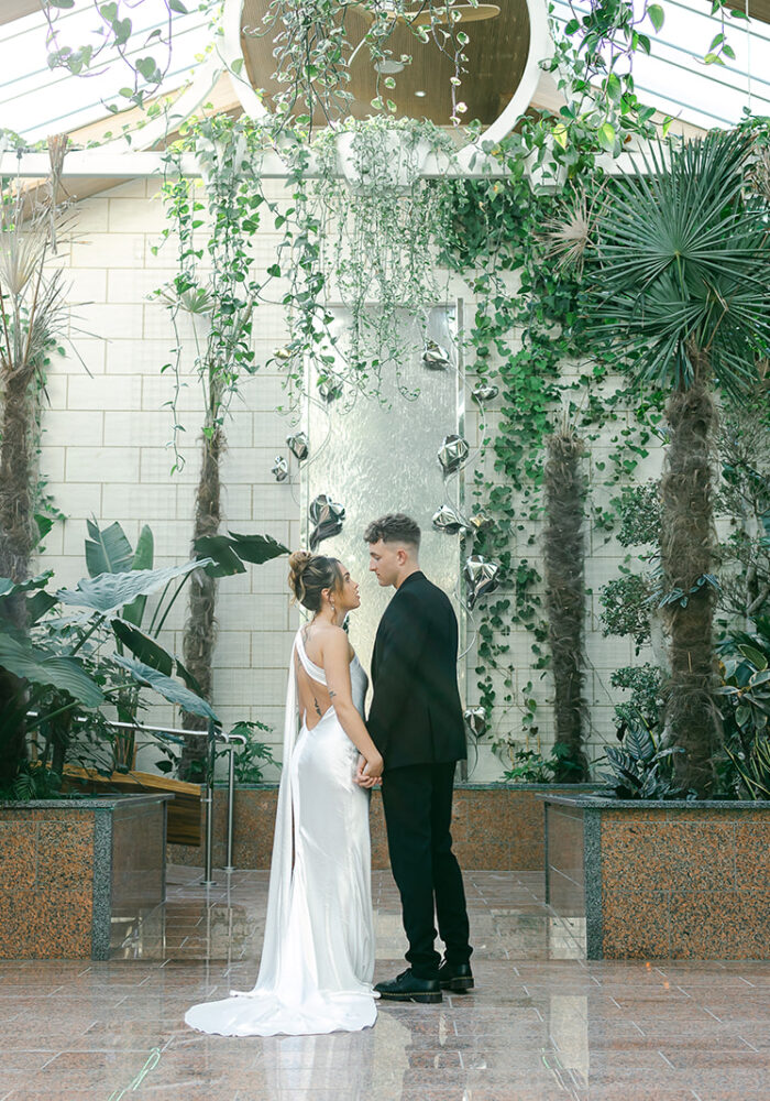 This new and unique botanical venue in Newcastle has packages available for twilight weddings this winter