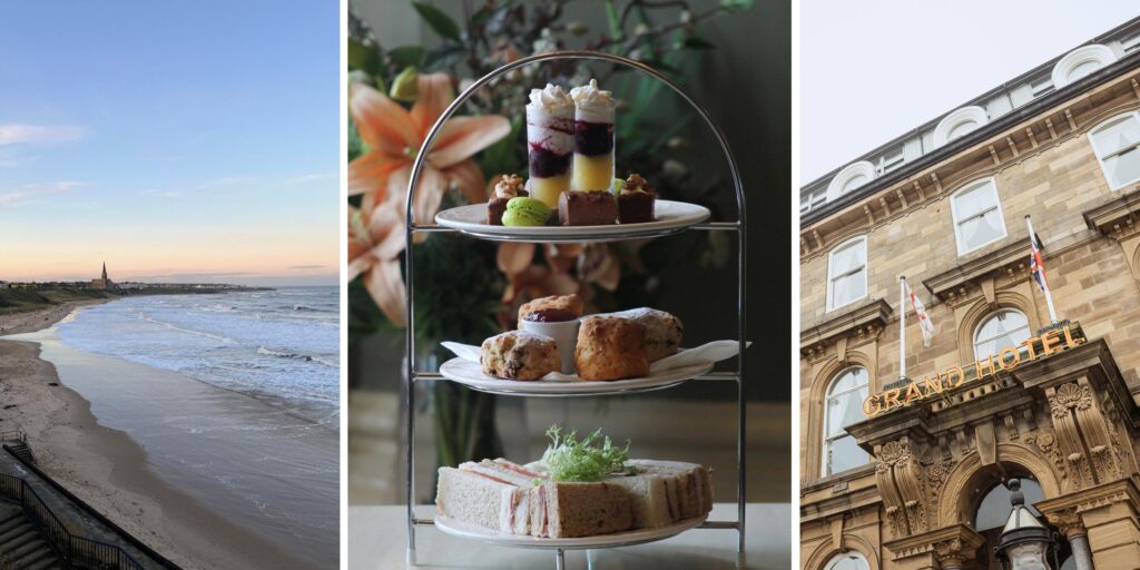 This luxury prosecco afternoon tea with sea views is a must