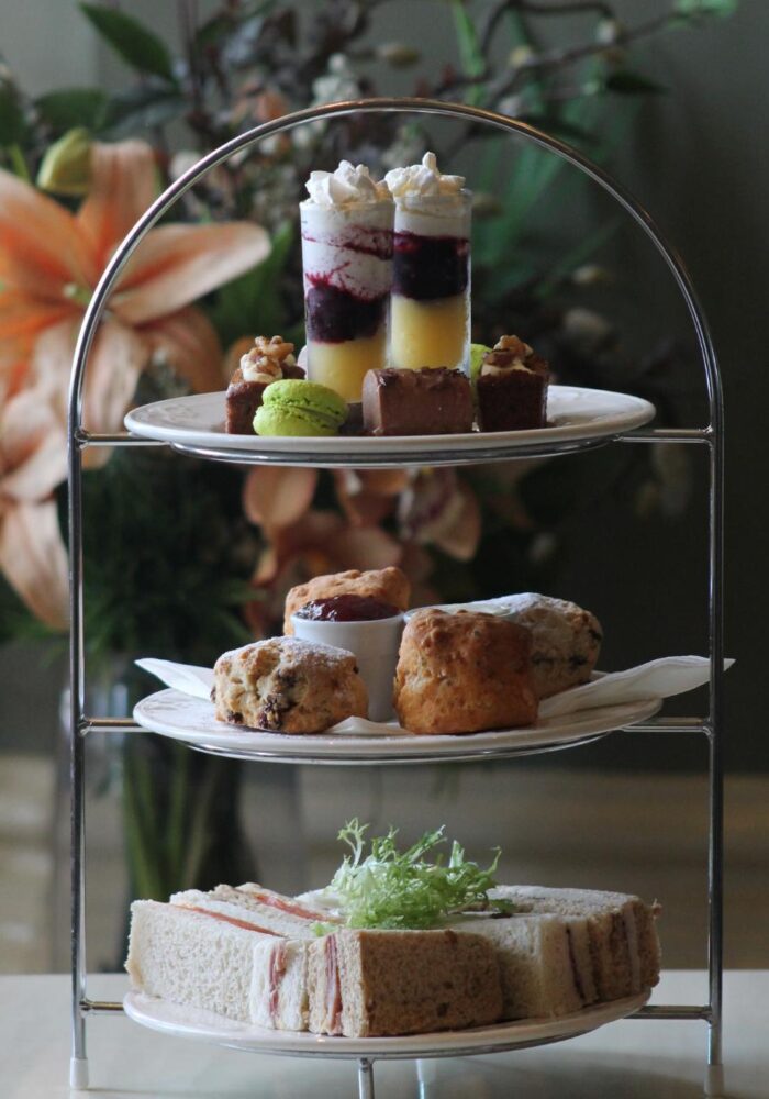 This luxury prosecco afternoon tea with sea views is a must