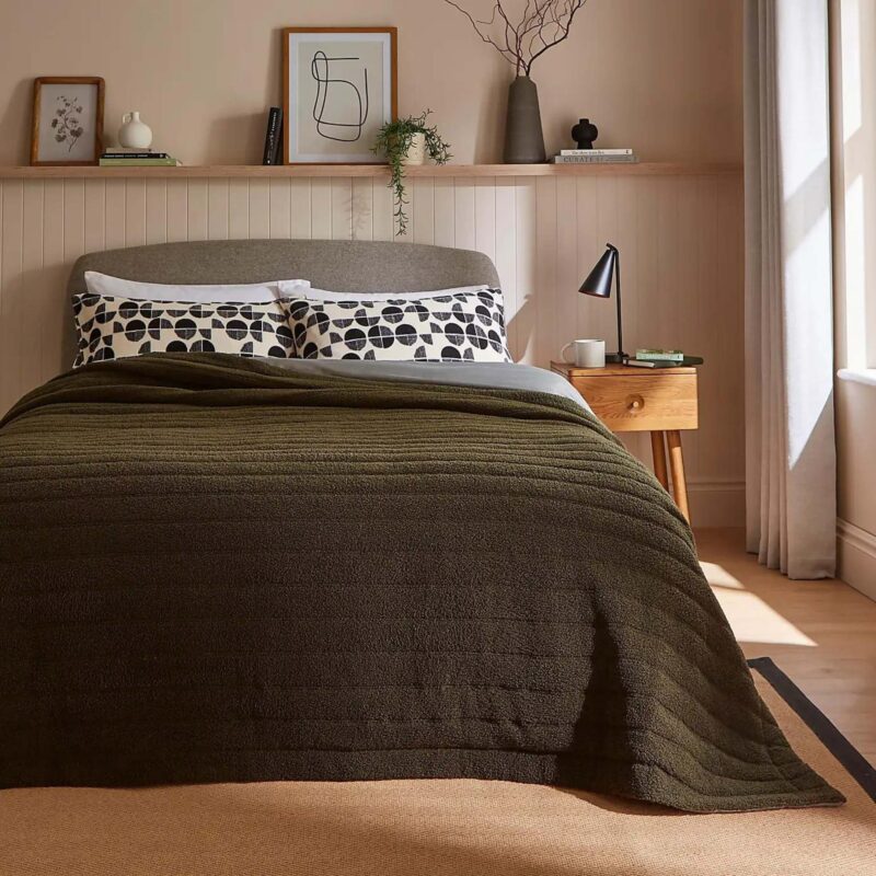 Dunelm - Litton Boucle Bedspread - £30.00