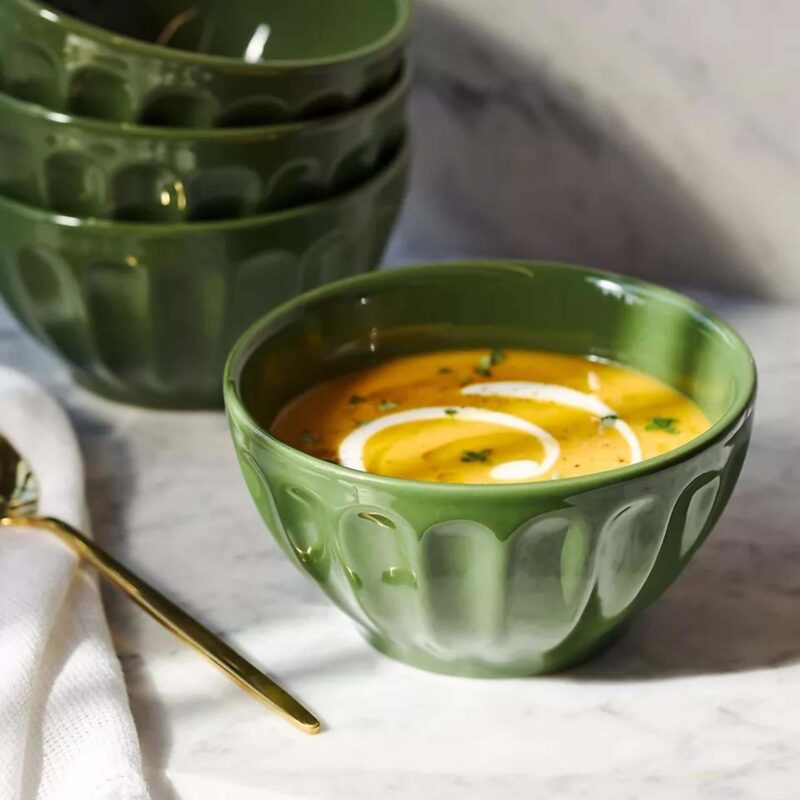 Anthropologie - Amelie Latte Cereal Bowls, Set of 4 - £24.00