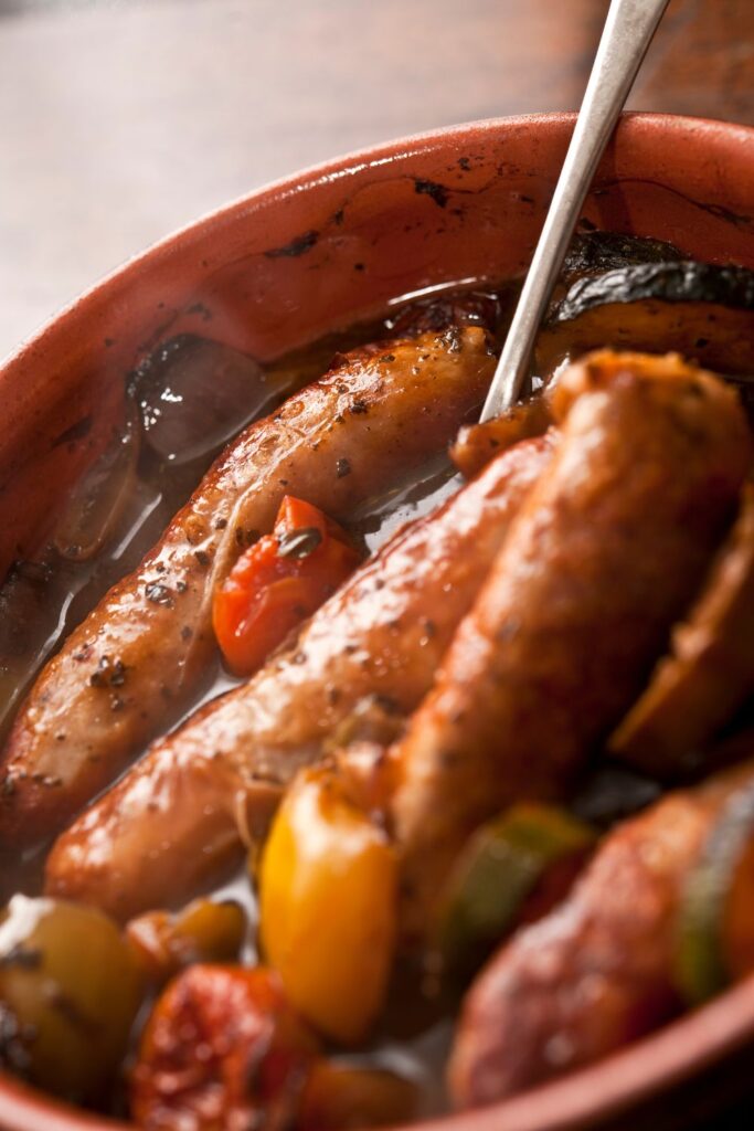 Nicholsons Butchers Sausage and Apple Casserole recipe