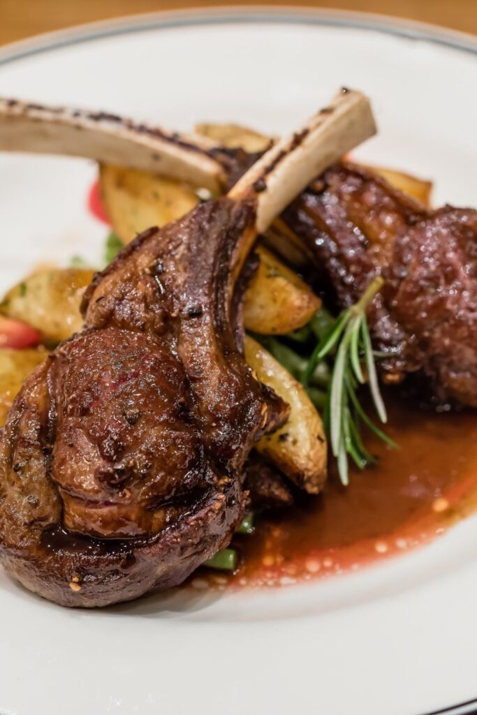 Nicholsons Butchers LAMB LEG STEAK CHOPS WITH ROSEMARY AND GARLIC