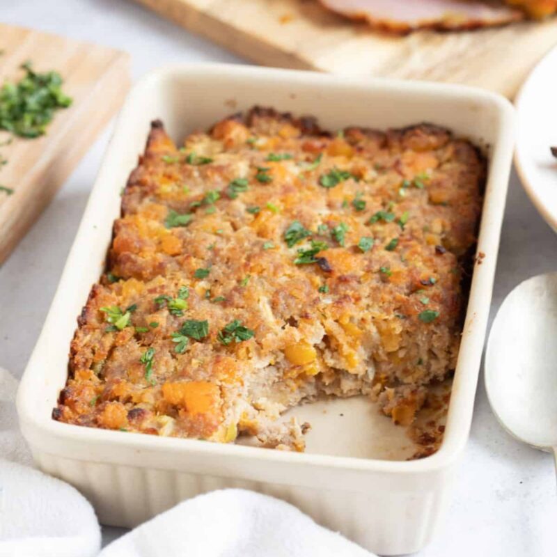 Apple, Apricot and Ginger Stuffing - £5.25