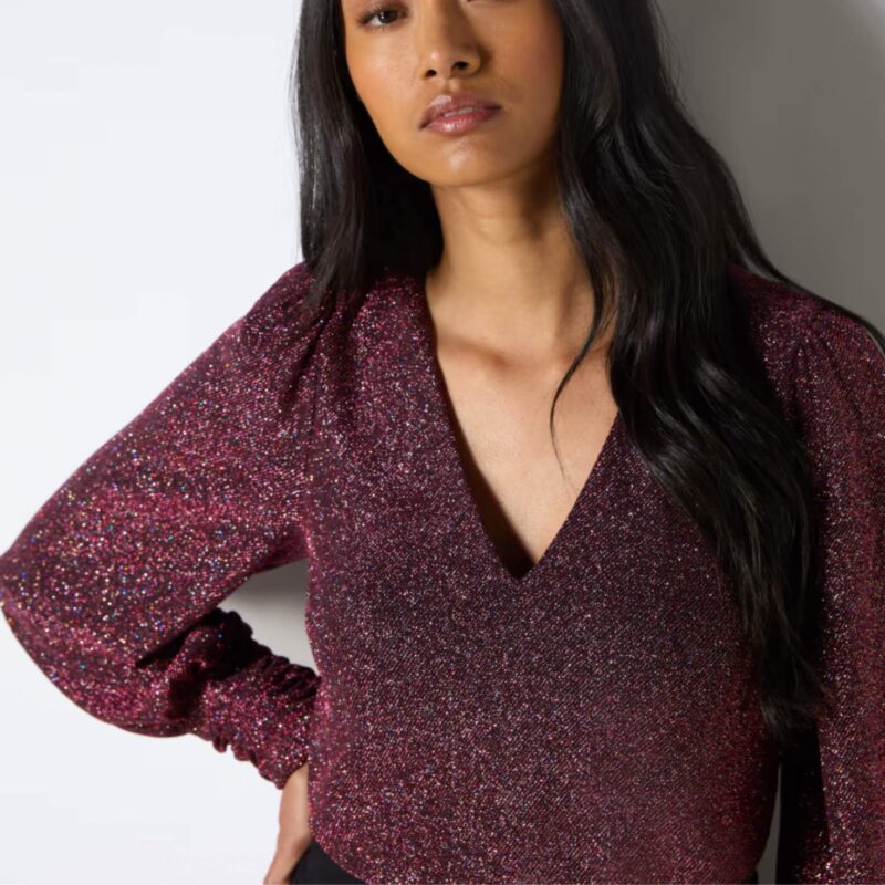 Ro&Zo – Jersey Sparkly Bodysuit - £79.00 