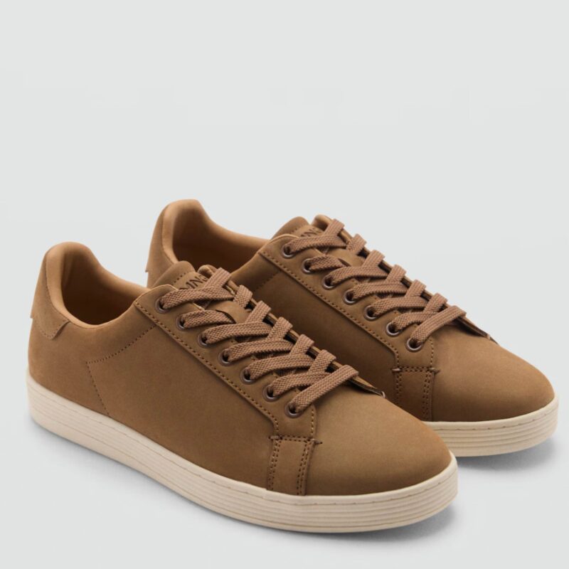 Mango – Laces Suede Sneaker - £79.99
