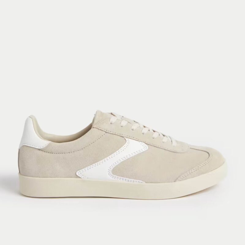 M&S – Suede Lace Up Trainers - £45.00