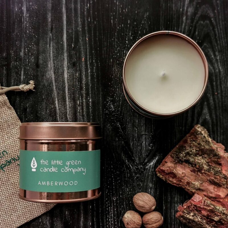 The Little Green Candle Company – Amberwood - £13.00 