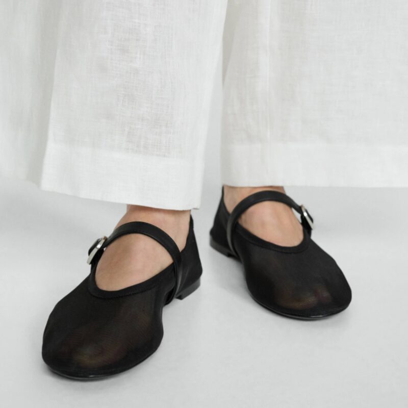 Mango - Mesh Ballet Flats - £45.99