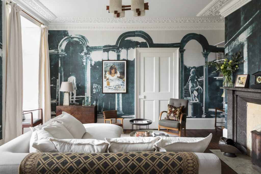 Take a look at the décor inside this Northumberland country home, owned by a creative couple