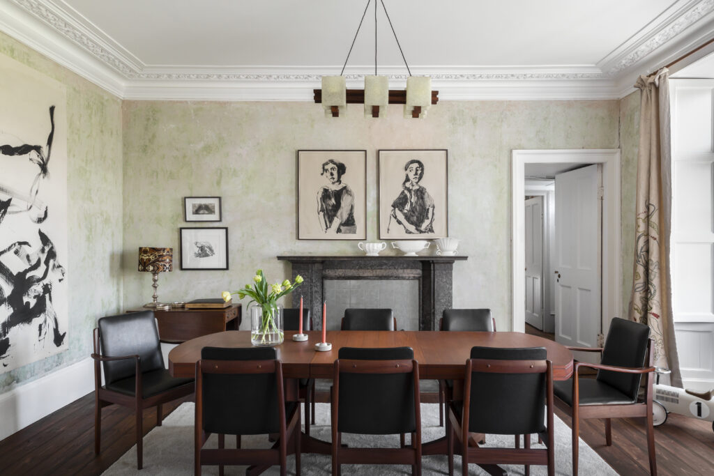 Take a look at the décor inside this Northumberland country home, owned by a creative couple