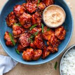 Vegan gochujang cauliflower wings