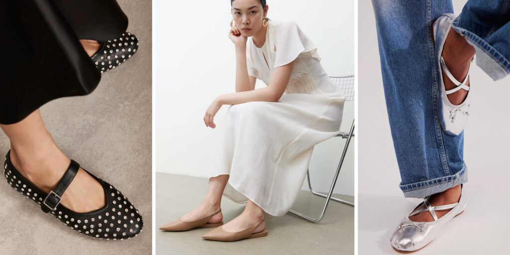 We love these chic flat shoes