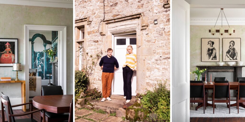Take a look at the décor inside this Northumberland country home, owned by a creative couple