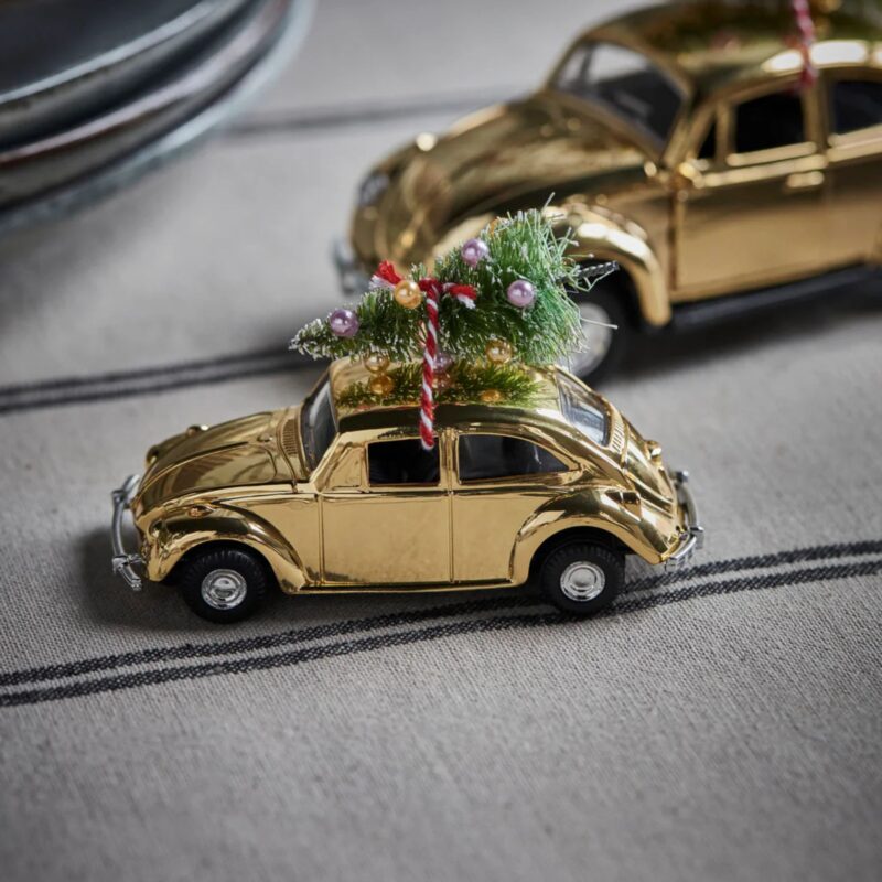 Gold Christmas Car Ornament - £14.00