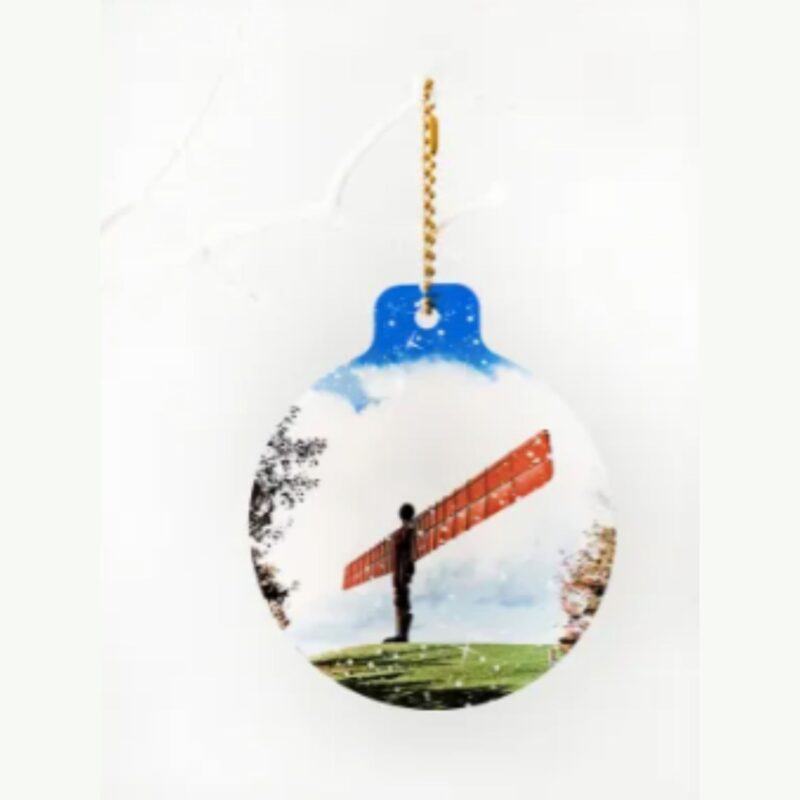 Newcastle Gifts – Newcastle & Angel of the North Bauble - £8.99