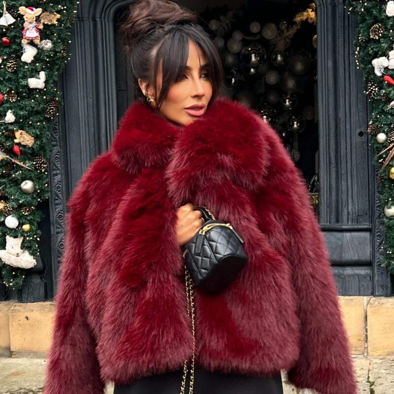 Caramella - Faux Fur Long Sleeved Jacket - £65.00
