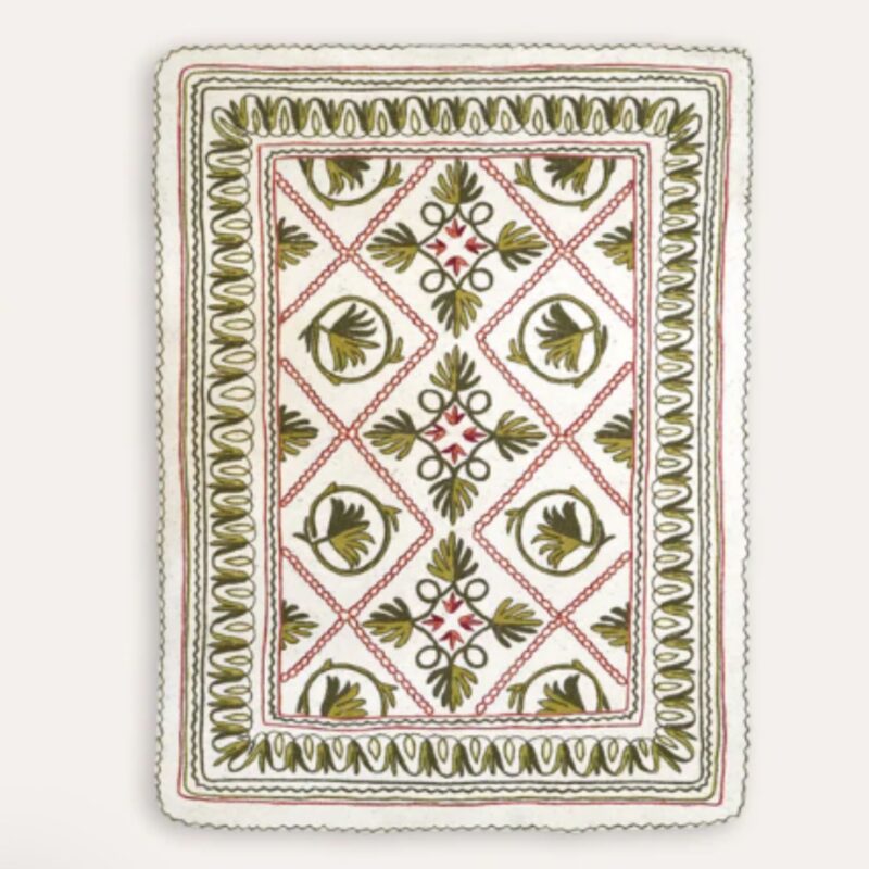 Birdie Fortescue – Namda Felt Embroidered Rug - £275