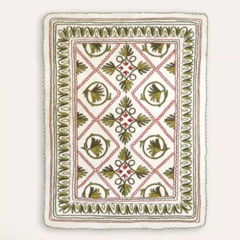 Birdie Fortescue – Namda Felt Embroidered Rug - £275