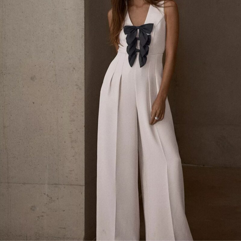 Mint Velvet - Bow Detail Jumpsuit -£199.00