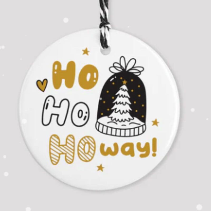 Lines Behind – Ho Ho Howay Bauble - £7.99 