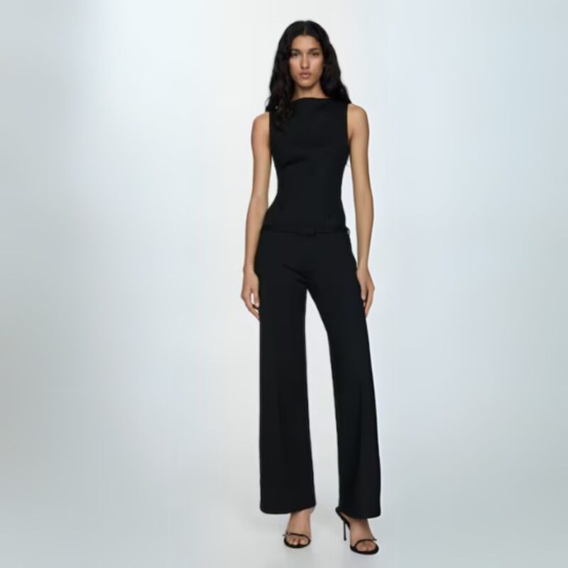 Mango - Belt Long Jumpsuit - £59.99