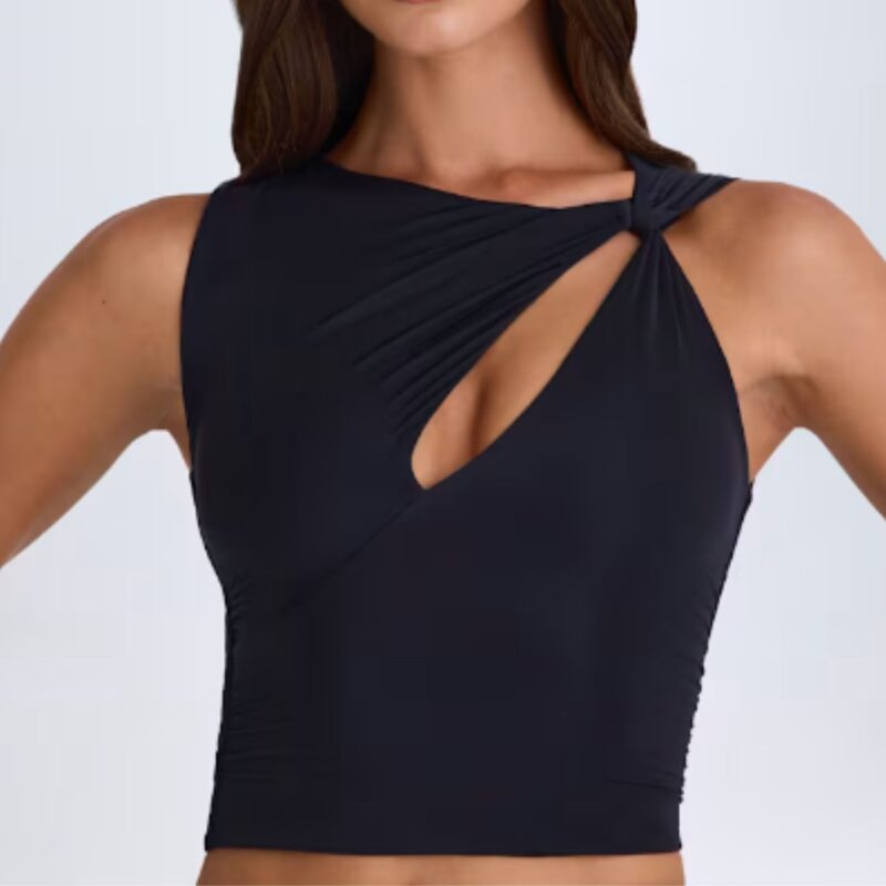 Oh Polly - Twisted Cut-Out Tank Top - £32.00