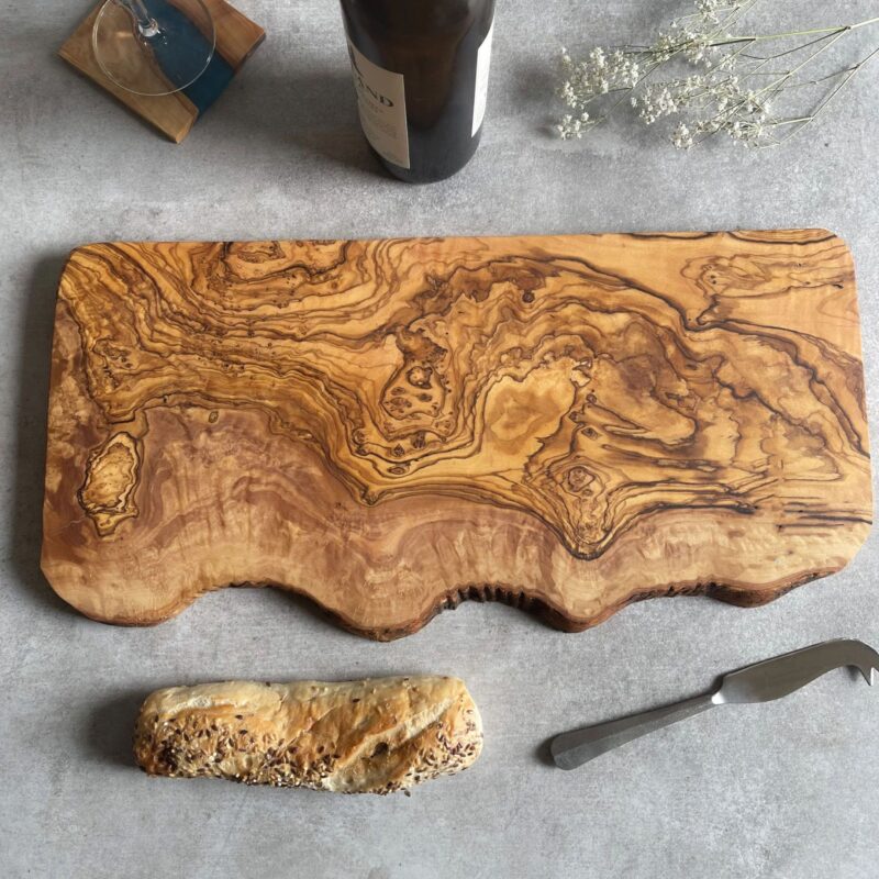 The Rustic Dish – Olive Wood Charcuterie Board - £54.99