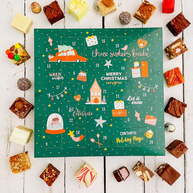 Three Sisters Bake Luxury Cake Advent Calendar - £45.00 