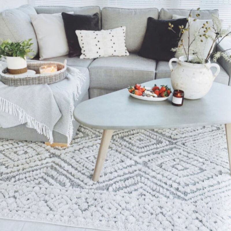 Kukoon – Scandi Trellis Rug – from £25