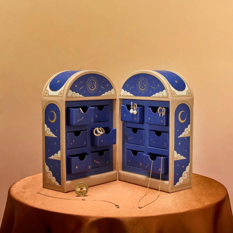 Astrid & Miyu 12 Day Advent Calendar in Gold - £345.00 