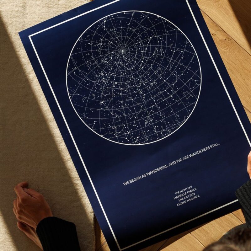 Customised star map – from £35.00
