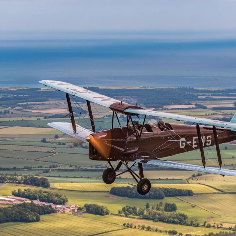 Northumberland vintage aircraft flight – from £199.00 