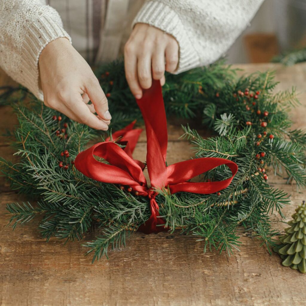 Hopetown Darlington Christmas Wreath making 2024